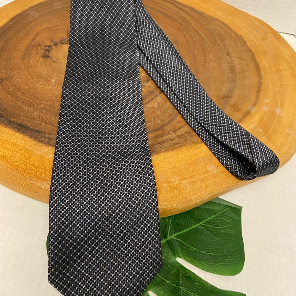 Calvin Klein Grid Pattern Tie - image 4